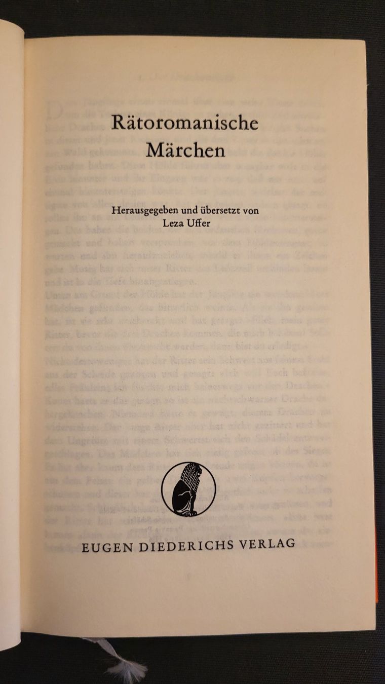 Livres: Buch RÄTO ROMANISCHE MÄRCHEN – D'occasion à Basel par spinne02 2