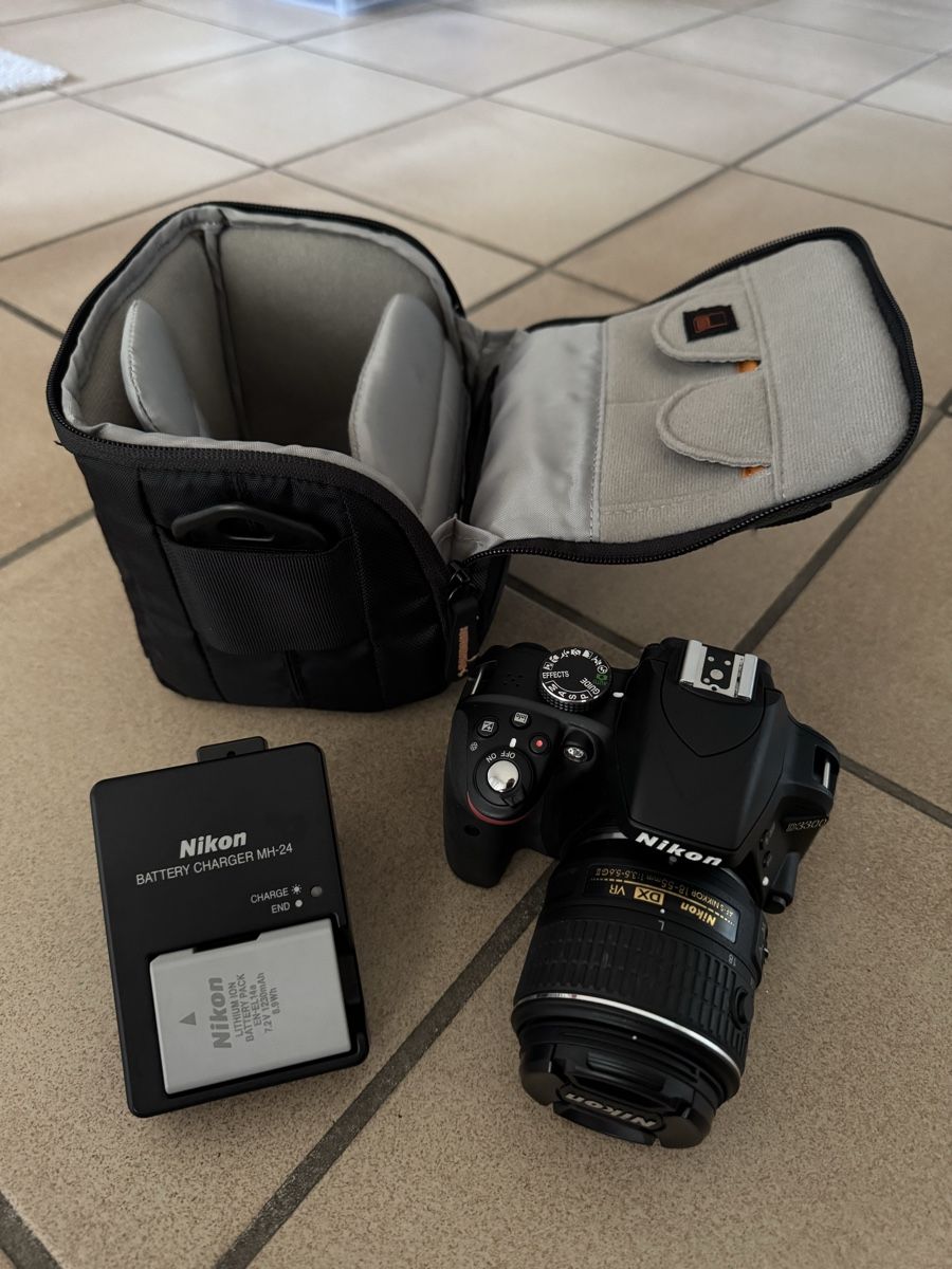 Nikon Fotocamera: Nikon D3300 mit Objektiv & Tasche – Usato da Lufingen venduto da steinijr
