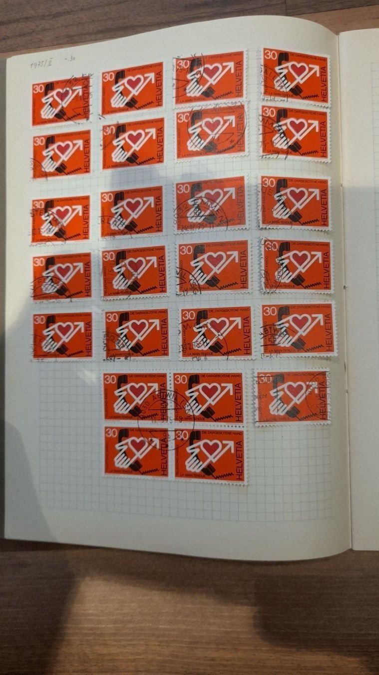 Alle Briefmarken: 1975-1976 – Gebraucht aus Balgach von SIMEON27 8