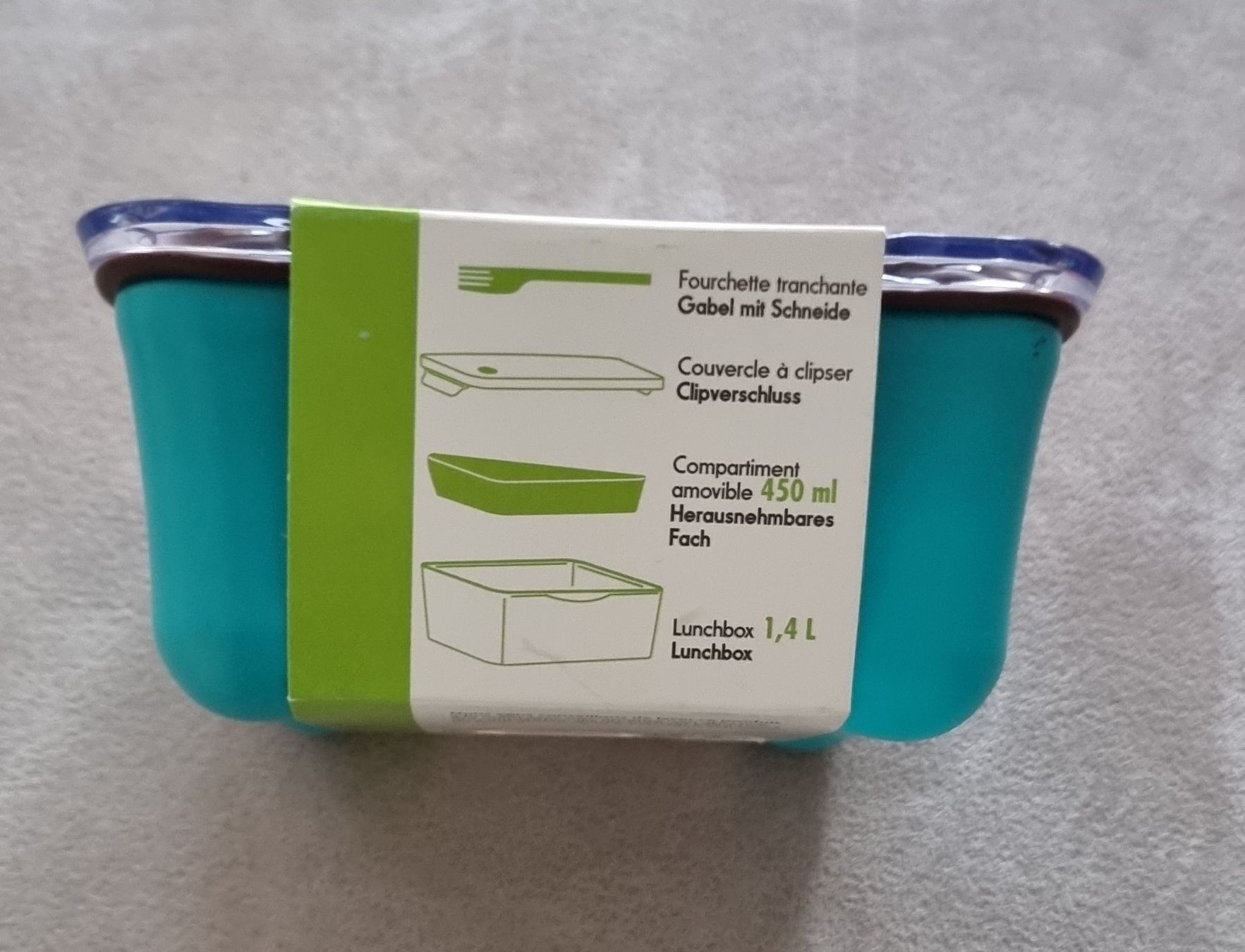 Contenitori & Simili: Lunch box compartimenté, avec fourchette 🍴 – Usato da Lausanne venduto da isa_2nnn 2