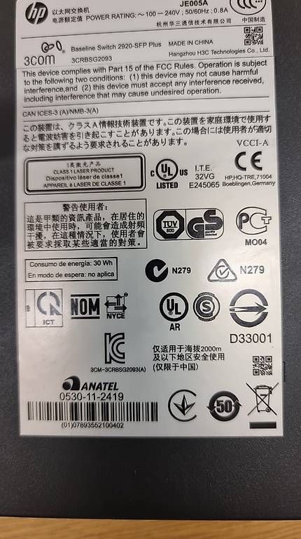 Hub & Switch: Switch 16 Port HP V1910-16G-Switch JE005A – Usato da Lostorf venduto da Newserge 1