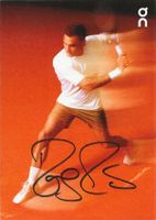 Autogrammkarte Roger Federer