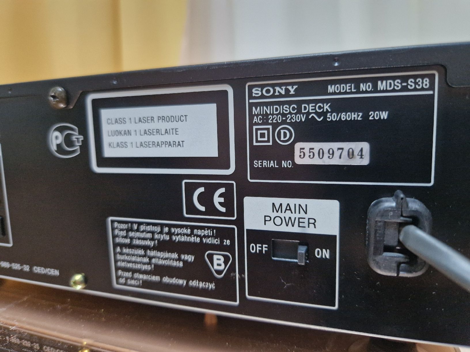 Sony Minidisc: Sony MDS-S38 – Usato da Arbon venduto da Mayak_Sound 7