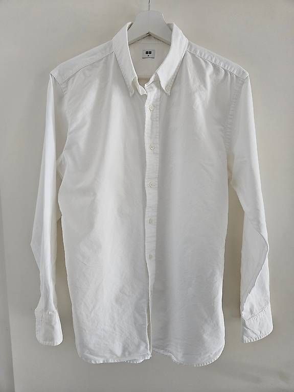 Camicie: Uniqlo Oxford Hemd weiss – Usato da Basel venduto da nav_h662