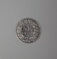 Moneta Svizzera Da 50cts del 1939 in ARGENTO