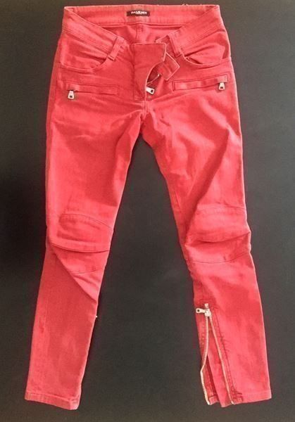 Jeans: (KOPIE) Balmain, jeans slim rouge, – Usato da Oberglatt ZH venduto da Hero1512 4