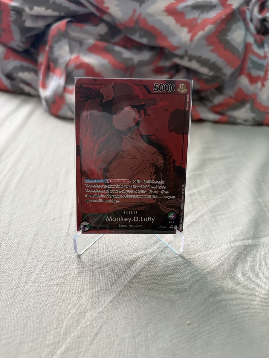 Bandai Cartes à collectionner: Eb02 monkey d Luffy Alt art Leader – Neuf (Voir description) à Ostermundigen par AF1Warehouse1 5