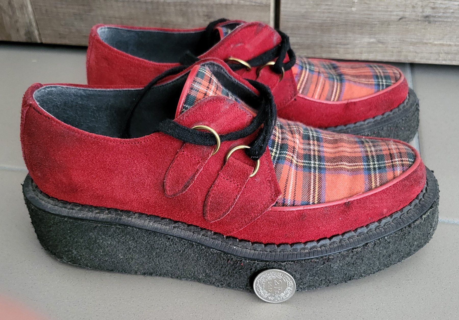 Scarpe da uomo: Rockabilly Teddy Schuhe Gr 41 – Usato da Weinfelden venduto da Zebi22 4