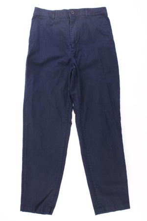 Uniqlo Hose Gr. S blau aus Baumwolle