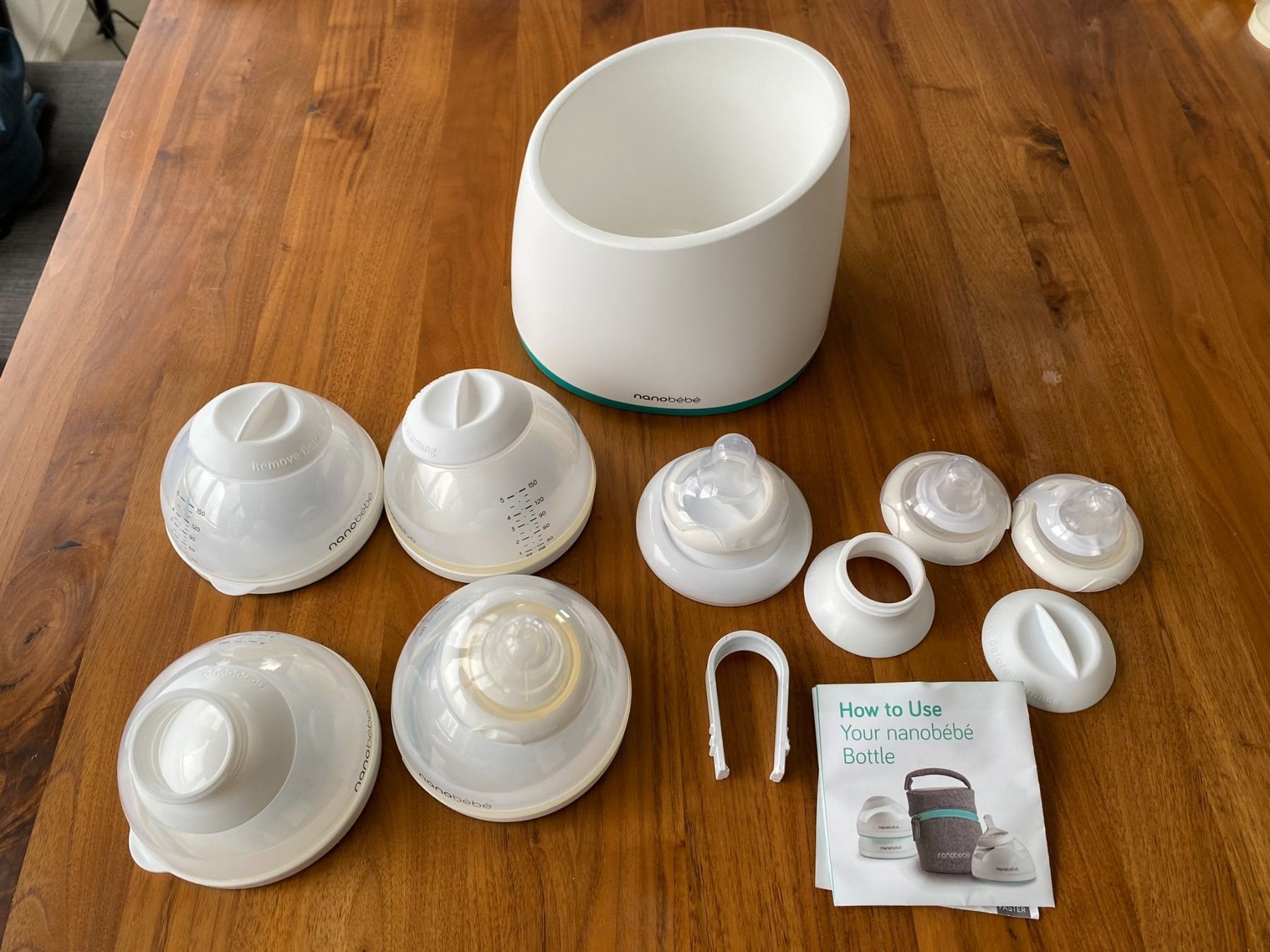 Pasti del neonato: nanobebe Baby Bottle Starter Set with Warmer – Nuovo (secondo la descrizione) da Renens VD venduto da nemo_762