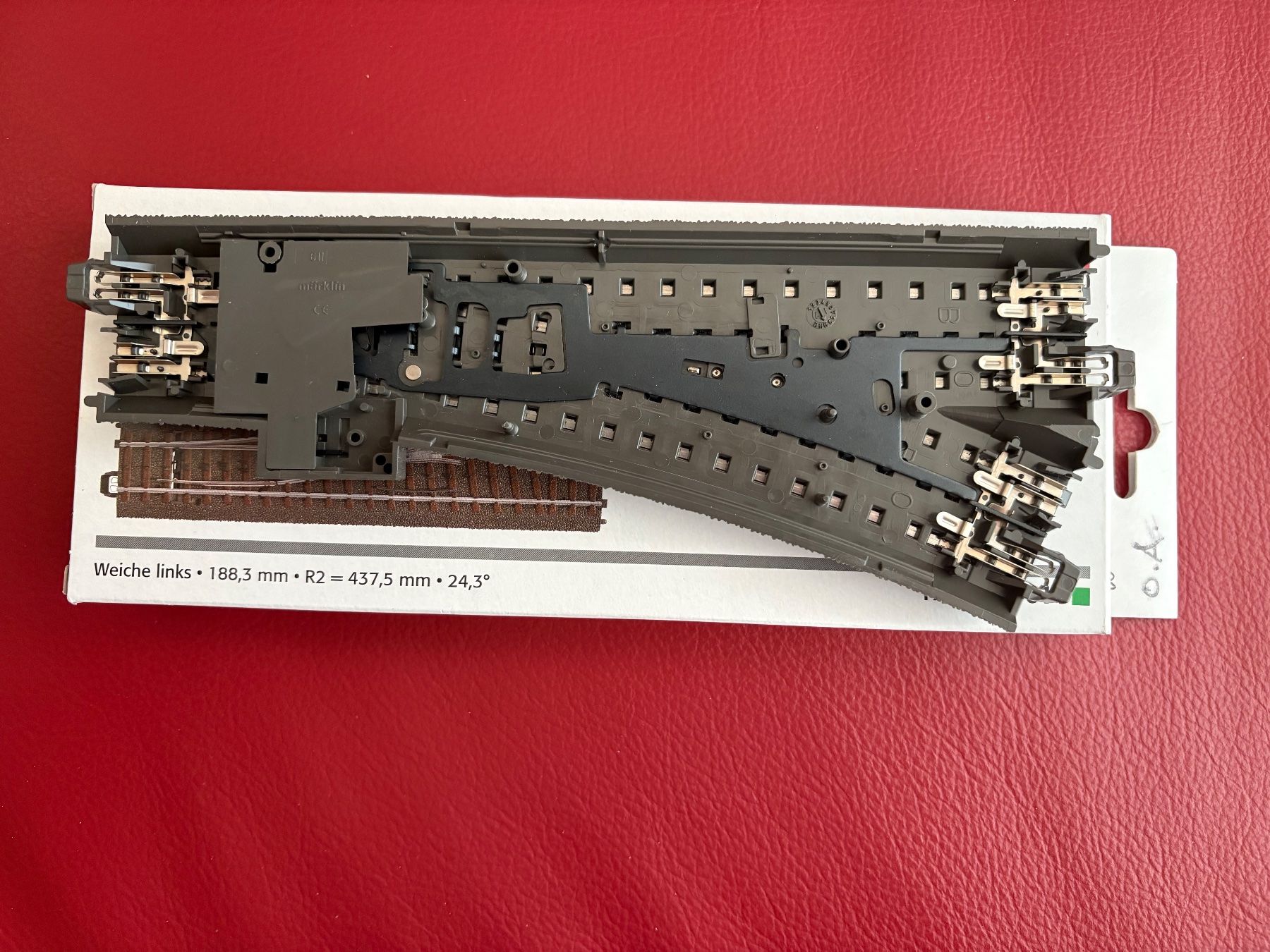 Märklin Modelleisenbahnen: MÄRKLIN 24611 Weiche links – Gebraucht aus Zuzwil SG von Zibu-3 1