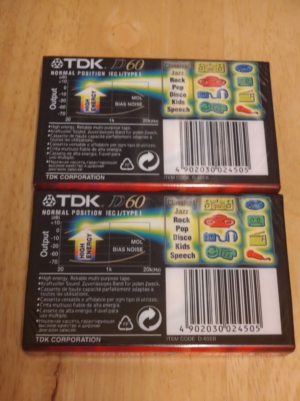 Kompaktkassetten: Cassettes audio TDK D60 2X NEUF – Neu und originalverpackt aus Farvagny-le-Grand von LaCaverne 1
