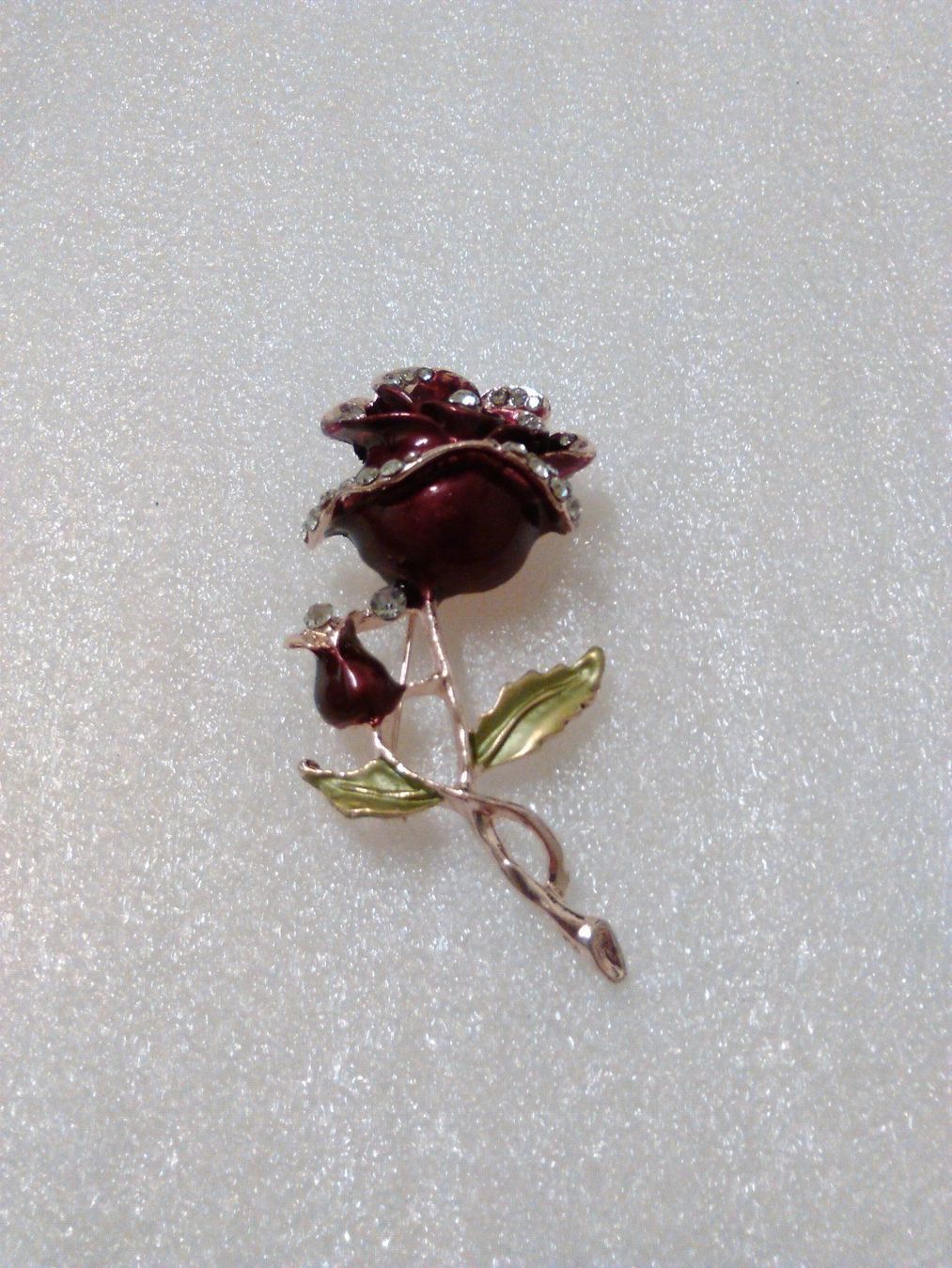 Broschen & Nadeln: damen brosche,eine rot blume – Neu (gemäss Beschreibung) aus Basel von bijoutrie_4 4