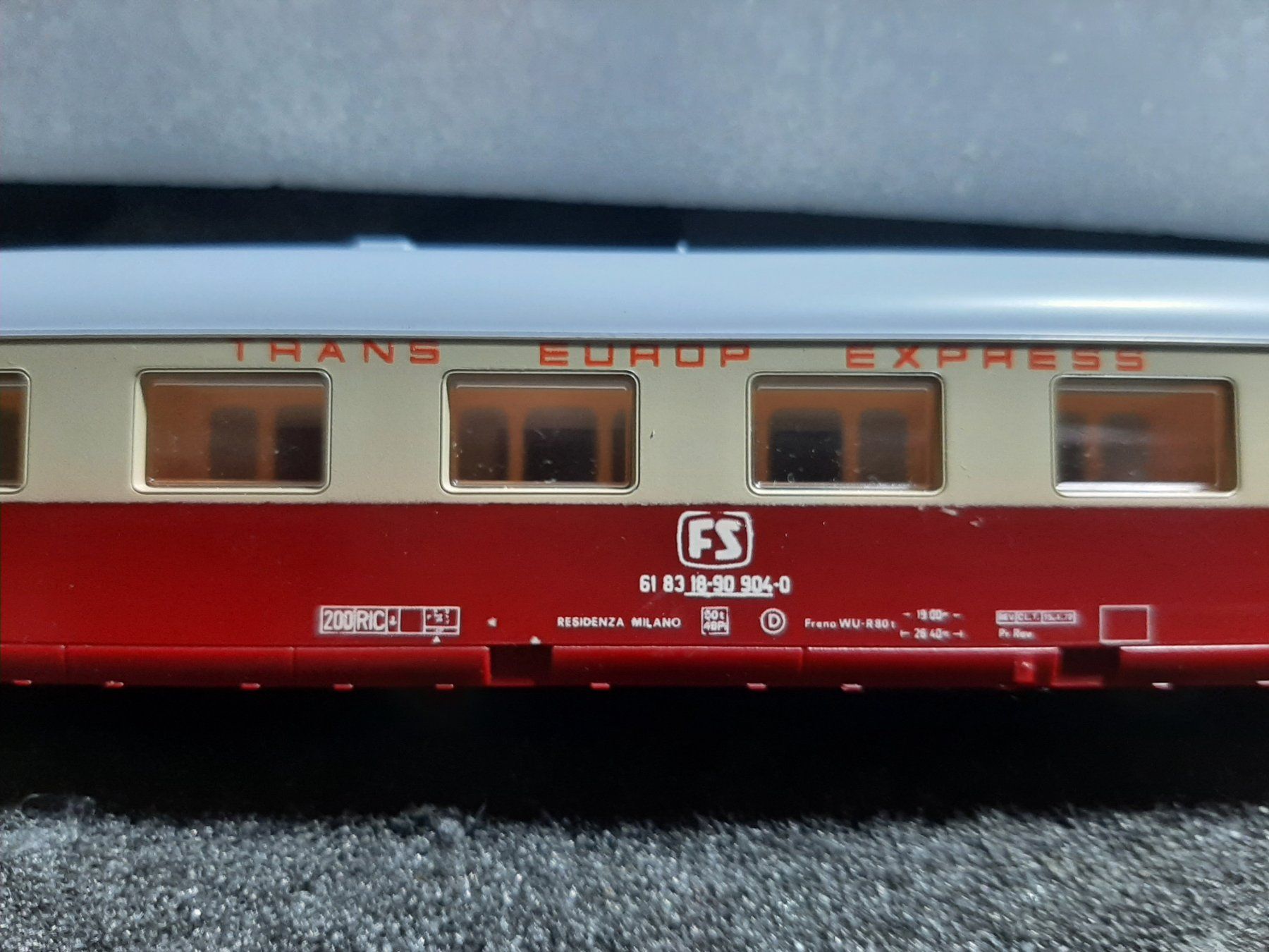 Lima Modellini di ferrovie: LIMA FS TRANS EUROP EXPRESS 9133 – Usato da Avully venduto da RIVALIS 2