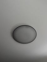 Schwarze Deckenleuchte, 40cm Durchmesser