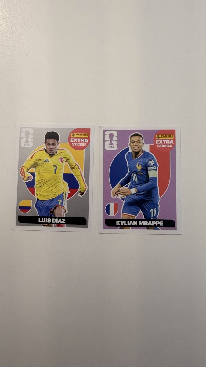 Panini Sammelbilder & Trading cards: Extra Sticker Luis Diaz & Kylian Mbappe – Neu (gemäss Beschreibung) aus Basel von Zekeriya.uysal