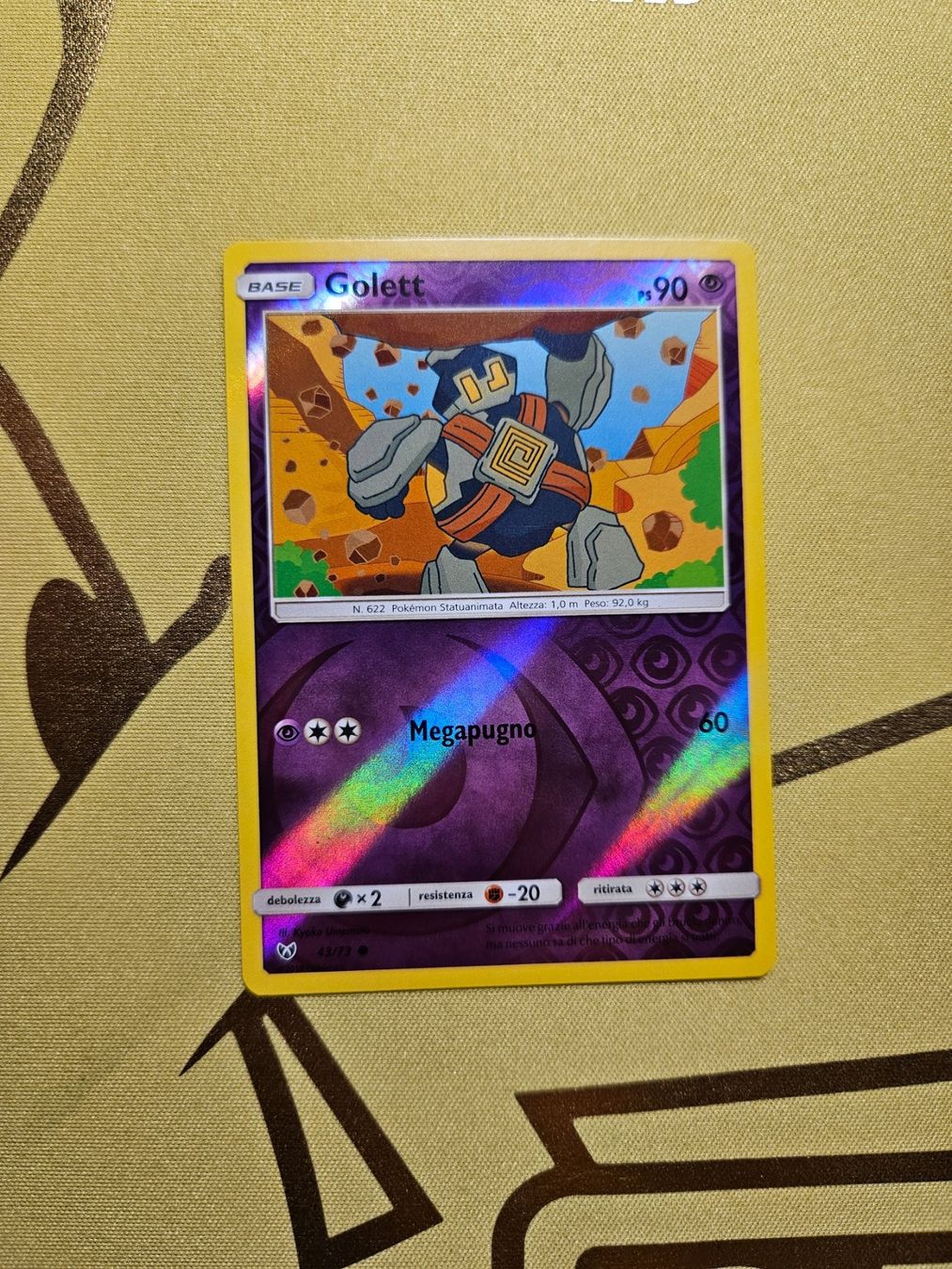 Pokémon Carte collezionabili: Shining Legends - Golett – Usato da Bellinzona venduto da Pokemarco
