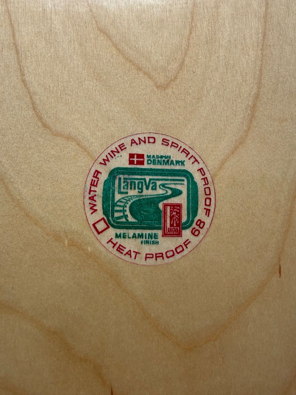 Piatti di portata: Midcentury Danish Langva Melamine Tablett – Usato da Luzern venduto da Mamutpe 2