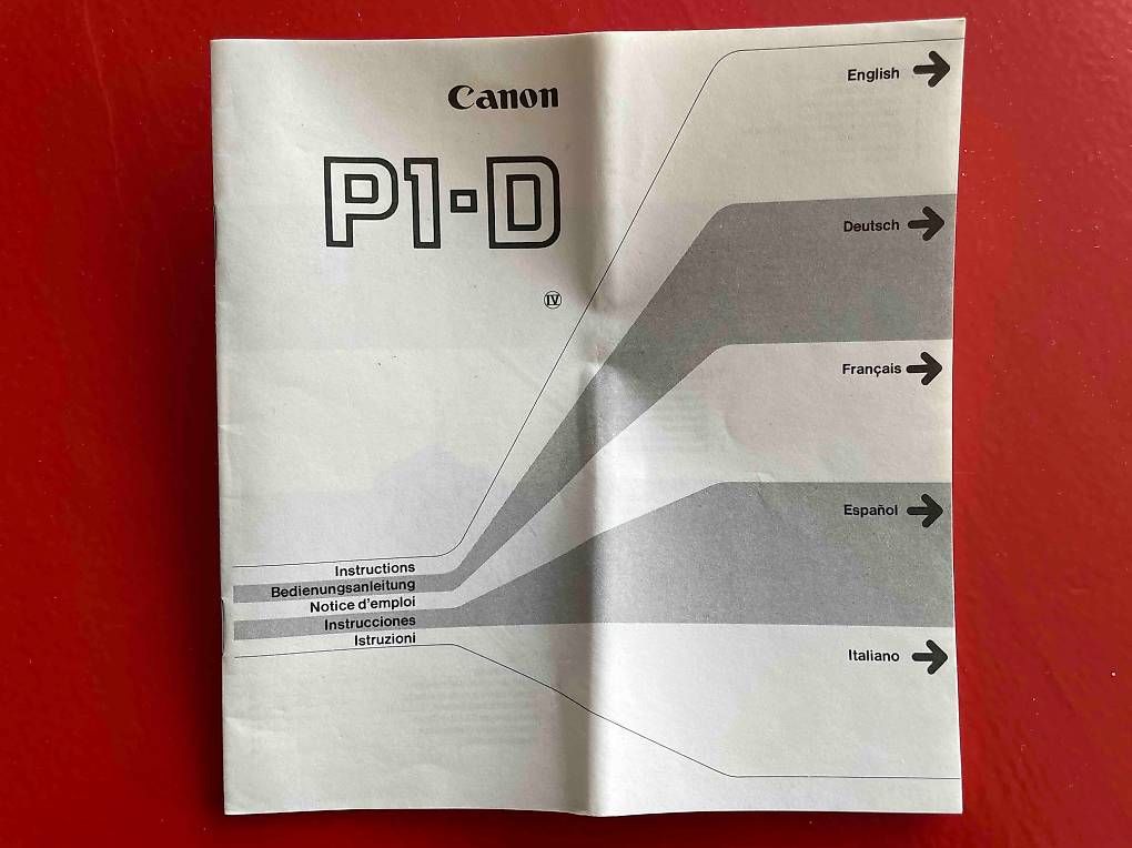 Calcolatrici tascabili: Elektronischer Rechner Canon P1-D – Usato da Zürich venduto da Libelle_1 2