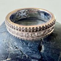 Esprit Silberring 925 mit Zirkonia - funkelnder Memoire Stil
