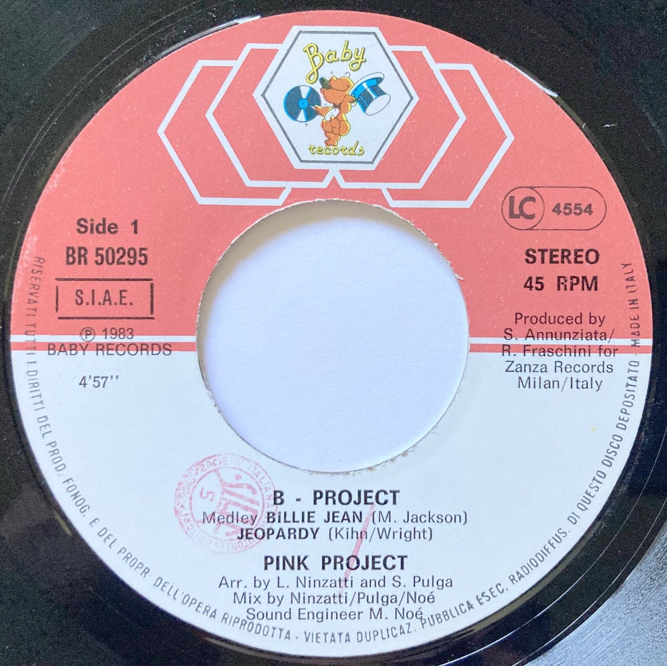 Schallplatten: PINK PROJECT - B-PROJECT – Gebraucht aus Bottens von hotter-than-hell 2