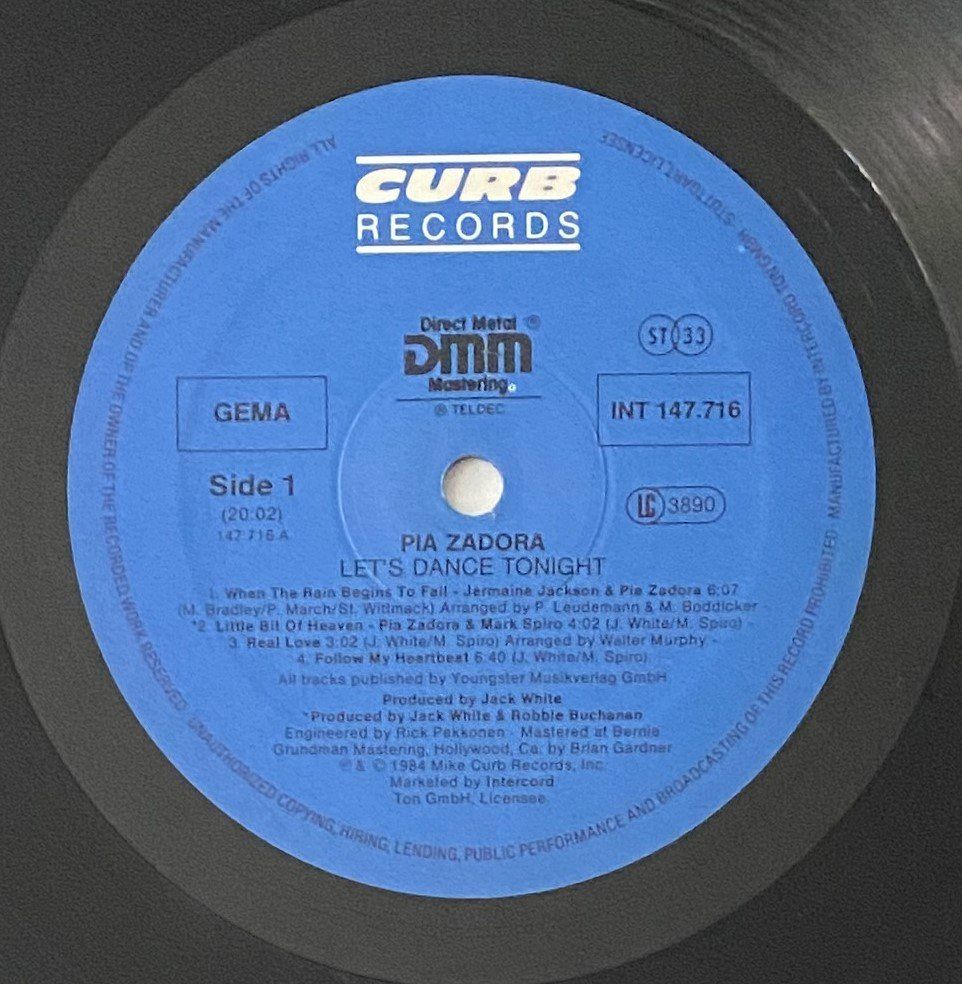 Dischi in vinile: Pia Zadora, Let's Dance Tonight – Usato da Flums venduto da Empe1 4