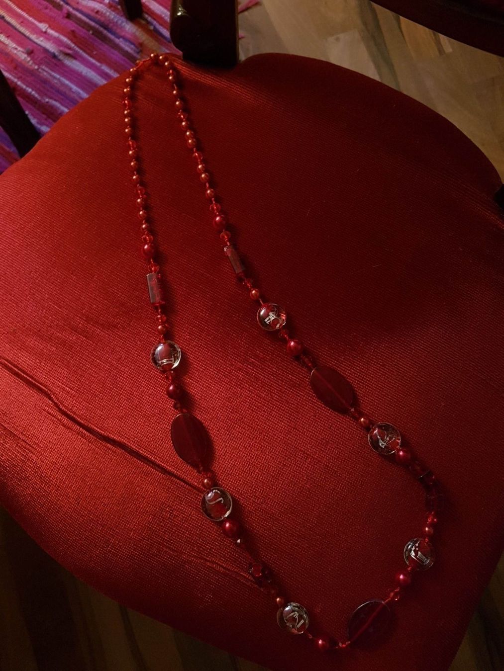 Catenine: Kette rot, versch. Beads, leicht def. – Usato da Ettingen venduto da Maranathatalitha 4
