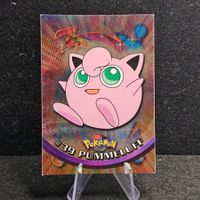 Pokemon Topps Holo Foil Blue 1. Edition/Print DE Pummeluff