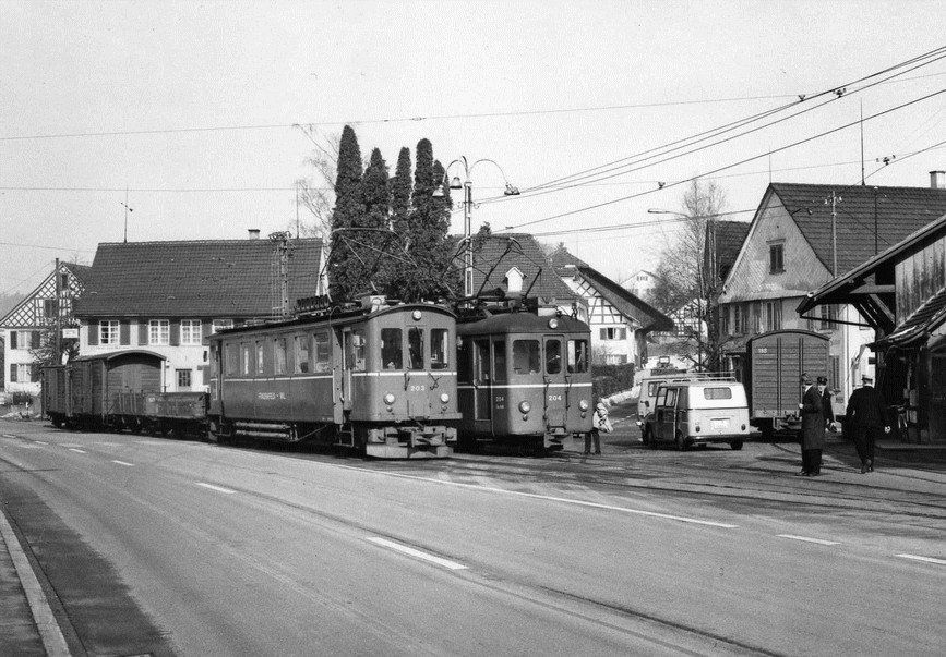 Ansichtskarten: MATZINGEN Frauenfeld-Wil-Bahn, Auto – Neu (gemäss Beschreibung) aus Jona von philajona