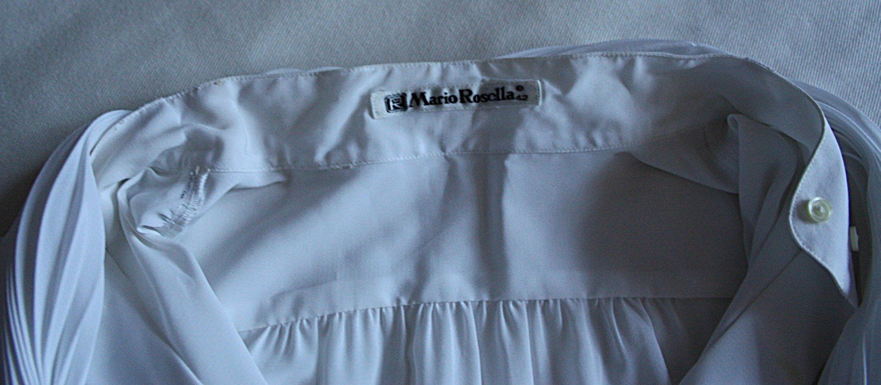 Camicette: Bluse mit Halsschleife MARIO ROSELLA weiss Gr. 42 – Usato da Flüelen venduto da Diversicum-Vintage 6