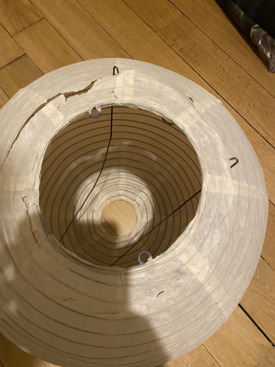 Lampen: Akari Stil Lampe  – Defekt aus Basel von fel_5sqf 1