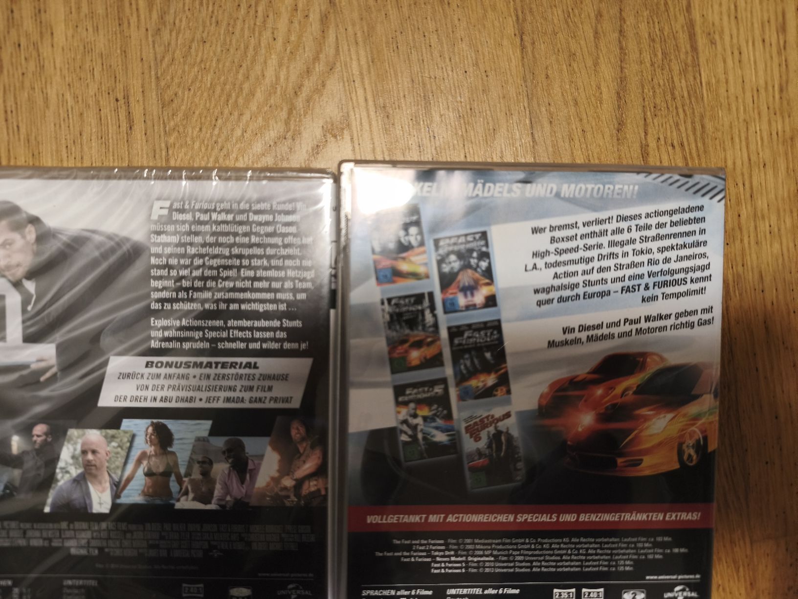 Tutti i DVDs: Fast & Furious Collection, Filme 1-7, DVD – Usato da Näfels venduto da ChocolateMuffin 1