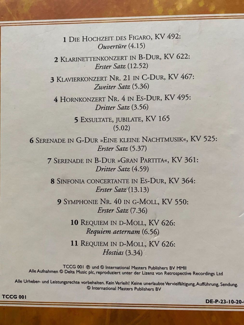 CDs: Mozart, Sammlung und Biographie – Neu (gemäss Beschreibung) aus Bern von Alexandra9 2