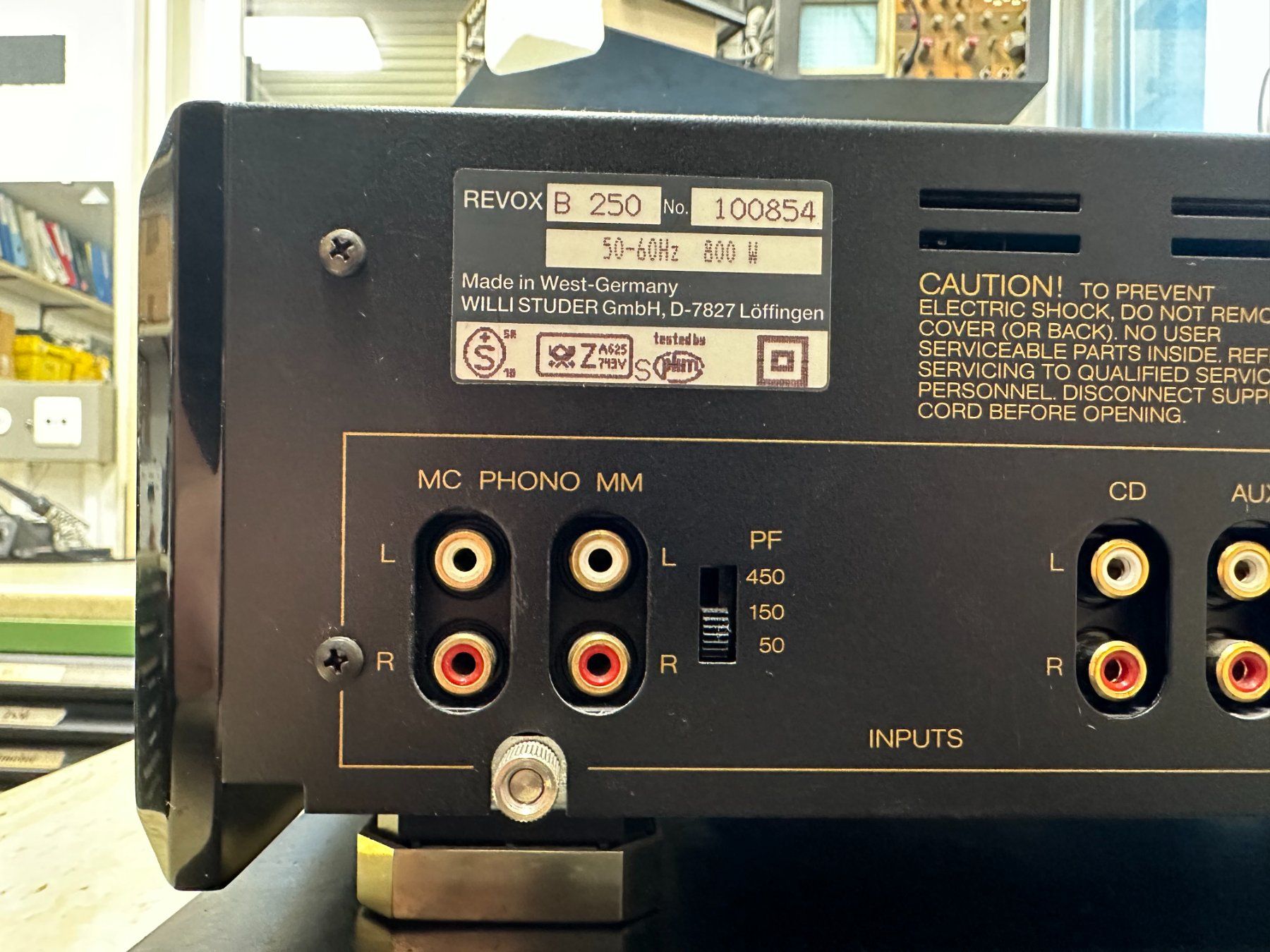 Revox Amplificatori: REVOX B 250-S Verstärker – Usato da Horw venduto da Bucher_AG_Horw 1