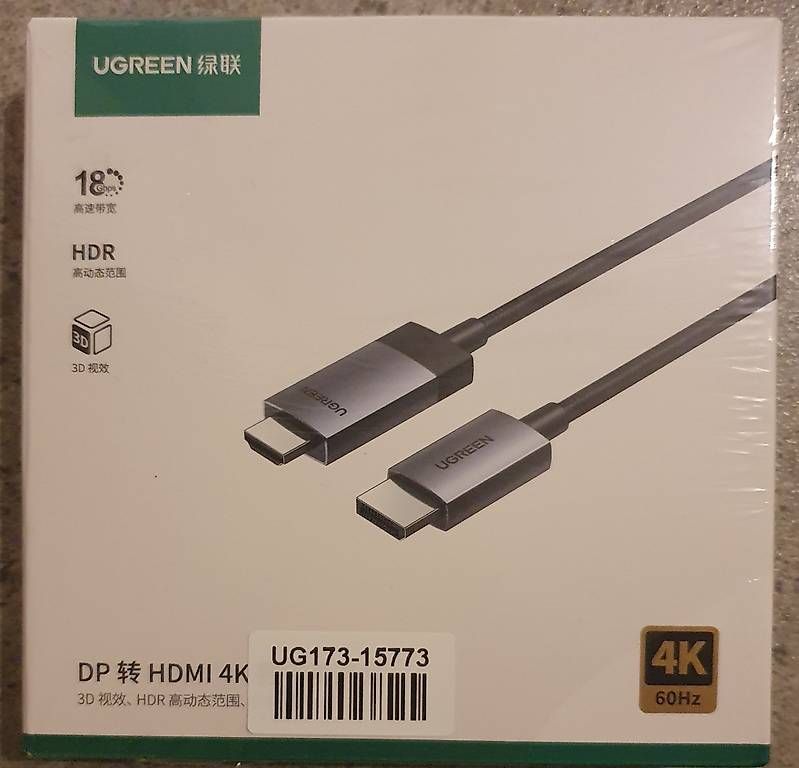 Cavi: Bildschirmkabel DisplayPort zu hdmi – Usato da Langnau i.E. venduto da thomasdmeier 1