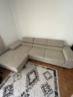 Ecksofa Schlafsofa beige mit Bettkasten guter Zustand