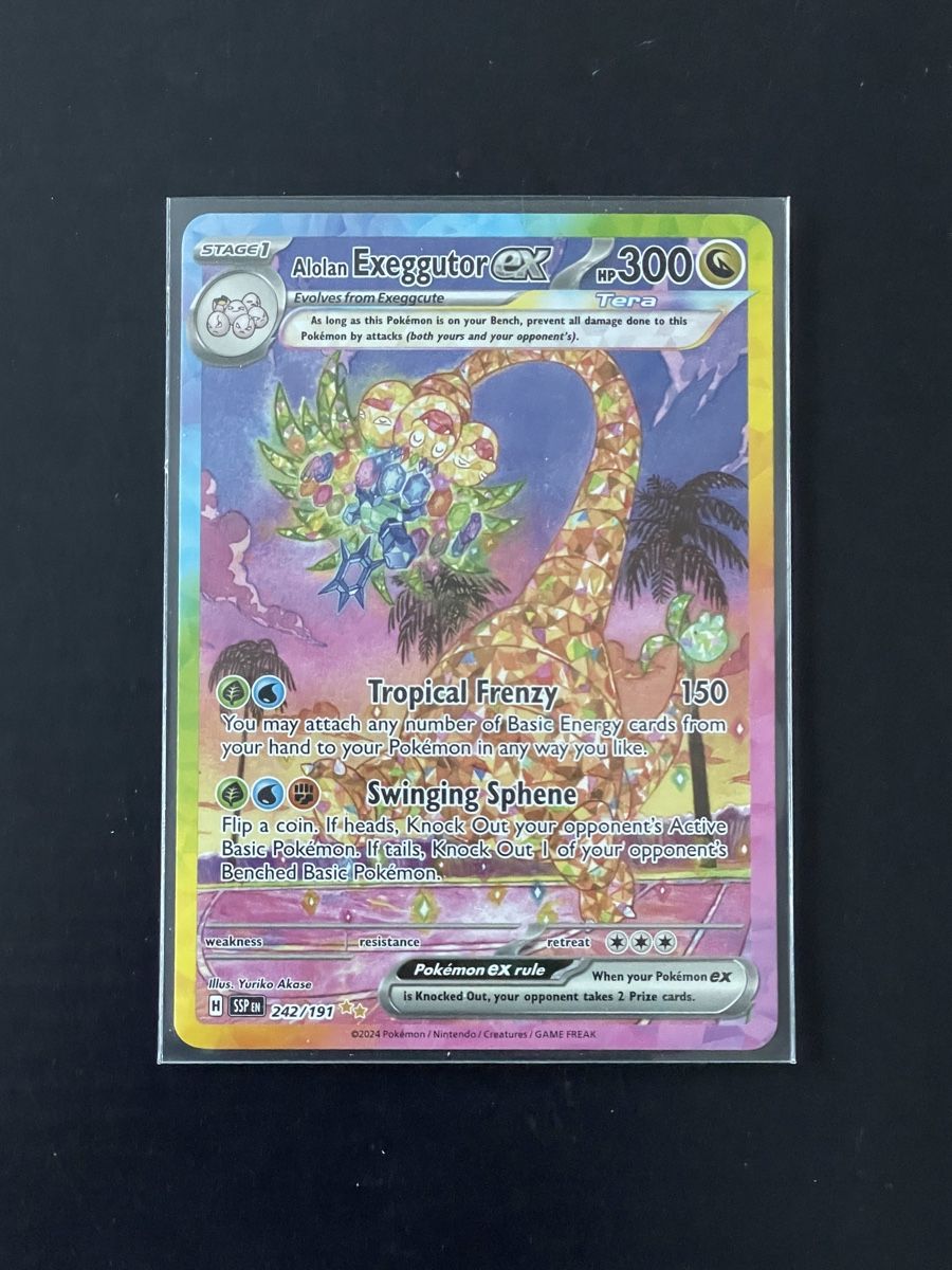 Pokémon Sammelbilder & Trading cards: Alolan Exeggutor ex 242 - Kokowei ex - Surging Sparks - EN – Neu (gemäss Beschreibung) aus Schwerzenbach von ZUQIOME