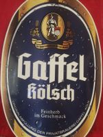EMAILLE-SCHILD KÖLSCHE > KÖLSCH > KULTBIER > GAFFEL < 🍺🍻