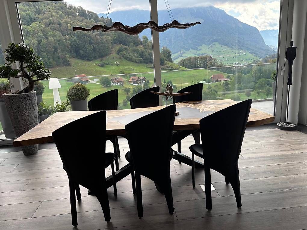 Chaises: Leder Stühle  – D'occasion à Fürigen par Dkneu