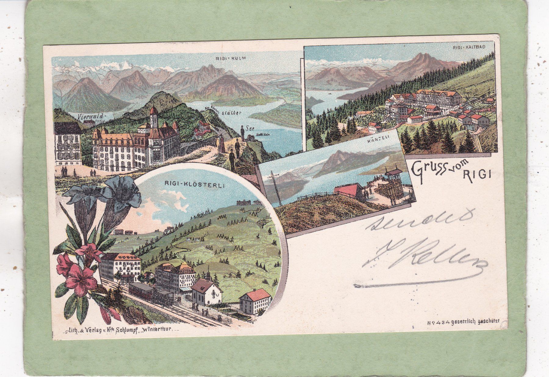 Cartes postales: Rigi 1898 – D'occasion à Herisau par Lisegrat2008