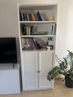 IKEA BILLY/OXBERG Bücherregal mit Türen – Weiss (80 × 30 × 2
