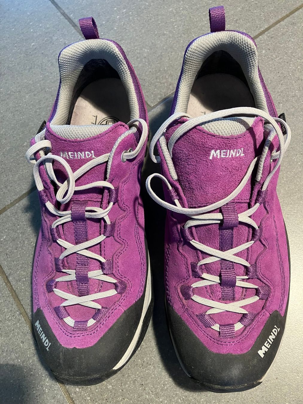 Meindl Herrenschuhe: Wanderschuhe Meindl Gore-Tex violett Grösse UK 7 – Neu (gemäss Beschreibung) aus Winznau von gugi2009