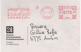Maschinen-Stempel vom VSPhV Örlikon Ausstellung Rhybra 98