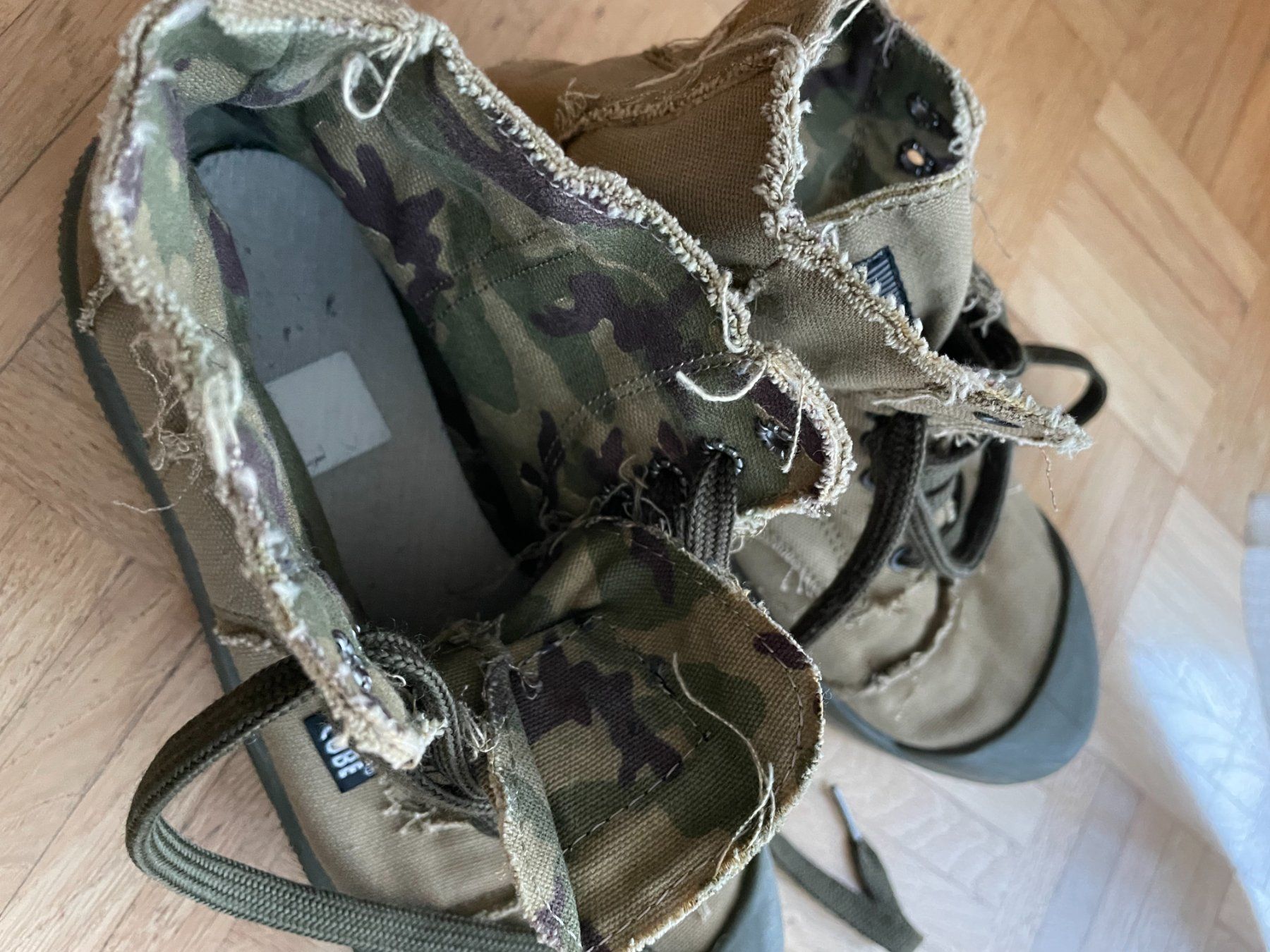 Scarpe da uomo: Schnürboots aus Stoff – Usato da Lachen SZ venduto da portbrin 3