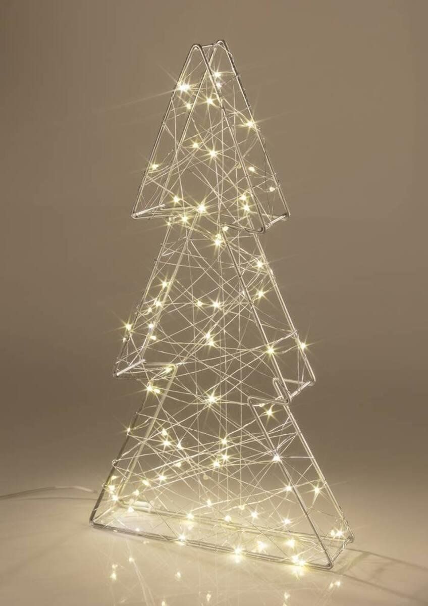 Tutte le decorazioni: LED Silberdraht Tannenbaum 40 cm Star-Max – Nuovo e nell'imballaggio originale da Koppigen venduto da Bracher_Mail-House
