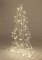LED Silberdraht Tannenbaum 40 cm Star-Max