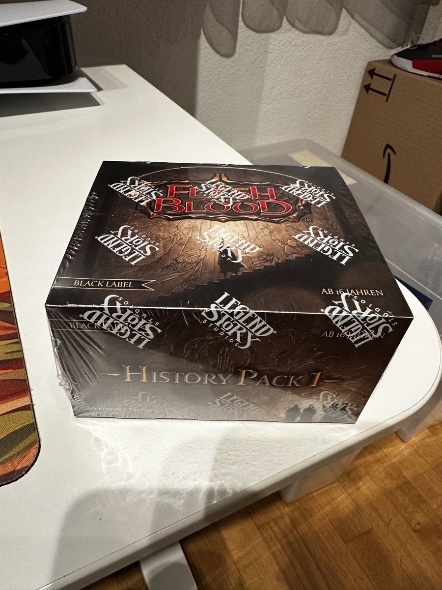 Flesh and Blood Carte collezionabili: Flesh & Blood History Pack 1 Black Label – Nuovo e nell'imballaggio originale da Weinfelden venduto da sel_9ltk