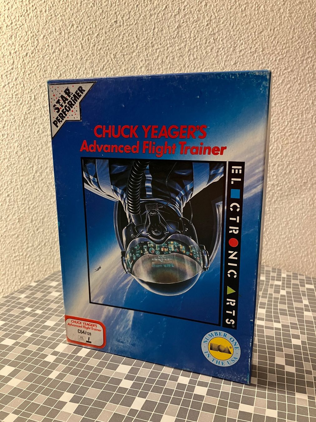 Giochi: Retro: "Chuck Yeager's Advances Flight Trainer" (1987, C-64) – Usato da Winkel venduto da Asdas87