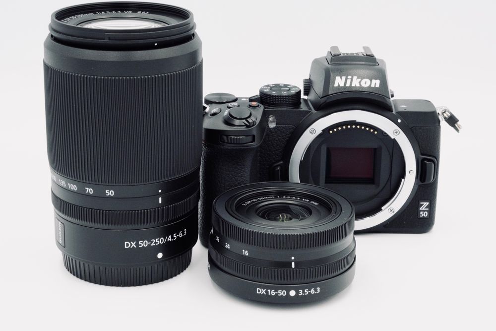 NIKON-Kit Z50 + 16–50 + 50–250 VR-Kit (20,9 MP, APS-C / DX) | Kaufen ...