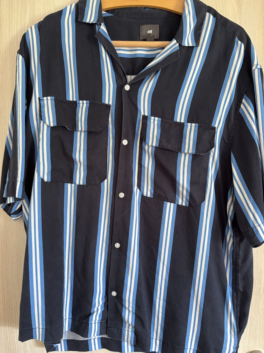 Camicie: Herren Hemd H&M gestreift Grösse XL  – Nuovo (secondo la descrizione) da Wald AR venduto da bertli00